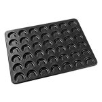 Zenker 7420 Moule à Pâtisserie pour 42 croissants de lune à la vanille, Plaque à Patisserie, Plaque ...