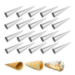 GMMH Moule à Boucles irisées, en Acier Inoxydable, Moule à pâtisserie pour Croissants roulés à la cr...