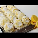 Pâtisserie "ghriba" au citron moelleuse et fondante pour la fête de l'aid
