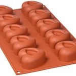silikomart | SF088 Moule en silicone pour CUORE Monoportions, antiadhésif, 10 Coeurs, Lot de 1 Moule...