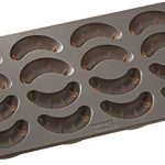 Lurch 65015 Flexiform Moule à Croissants à Vanille Silicone Marron 20 x 15 x 10 cm