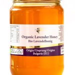 900 g Bio Miel d'abeille de Fleur de Lavande, Cru