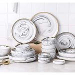 Ensembles de Vaisselle – Ensemble de Service de Vaisselle Cadeau de Luxe, Ensemble de Vaisselle en c...