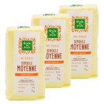 Lot 3x Semoule moyenne - Paquet 1kg
