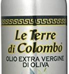 Le Terre di Colombo – Bouteille d'Huile d'Olive Extra-Vierge 100 % Italienne - Bouteille en Aluminiu...
